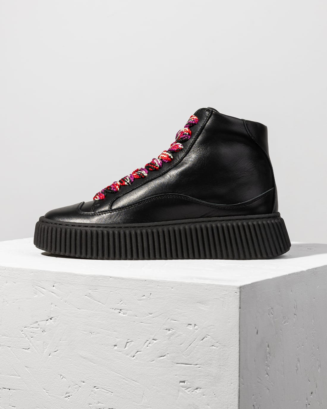 Черные кожаные кеды - Image 1 of 4