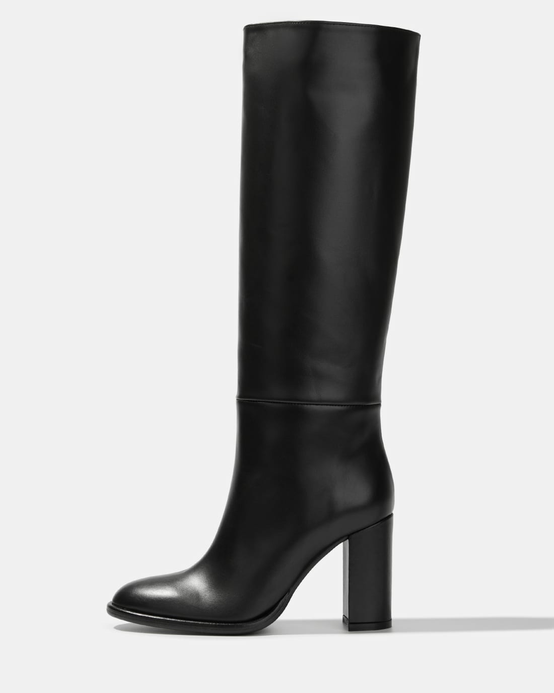 Черные кожаные сапоги - Image 1 of 5