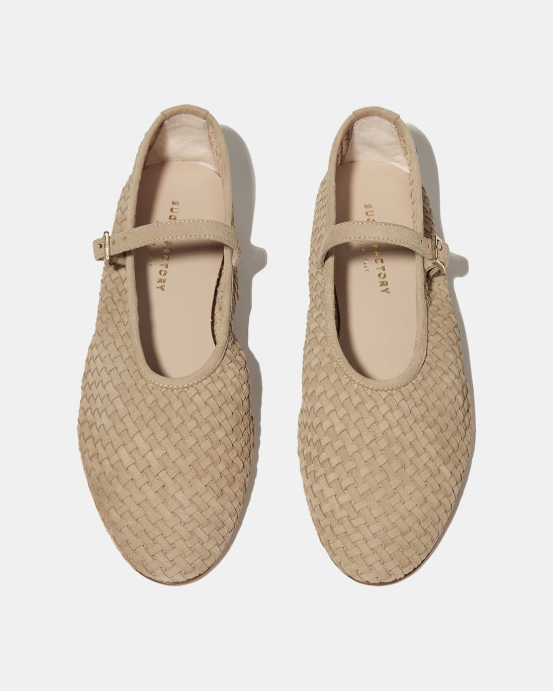 Бежевые замшевые балетки - Image 3 of 4