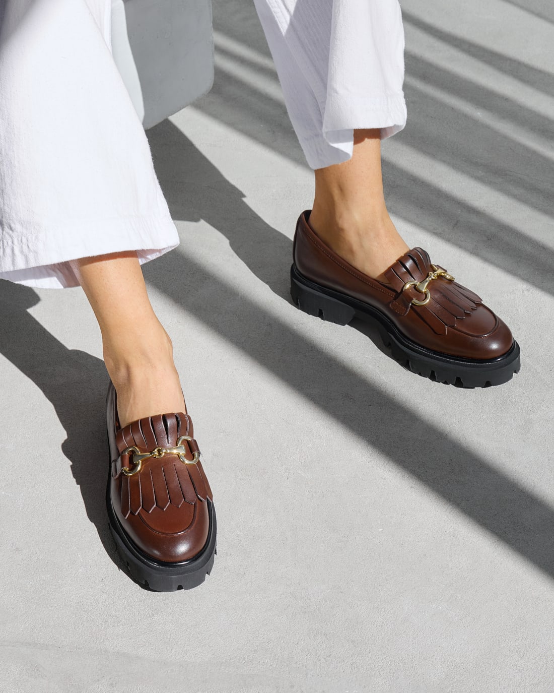 Коричневые лоферы из натуральной кожи - Image 6 of 7