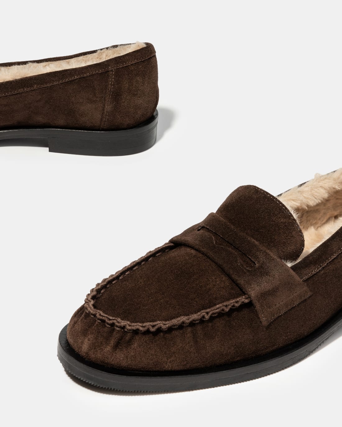 Темно-коричневые из натуральной замши - Image 4 of 5