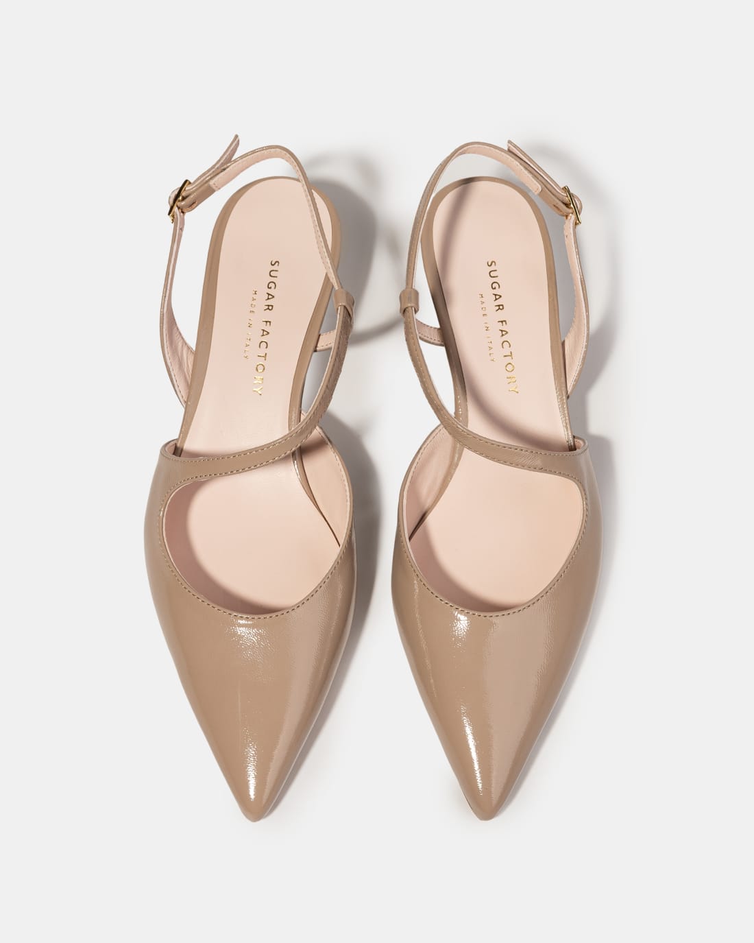 Бежевые лакированные туфли - Image 3 of 4