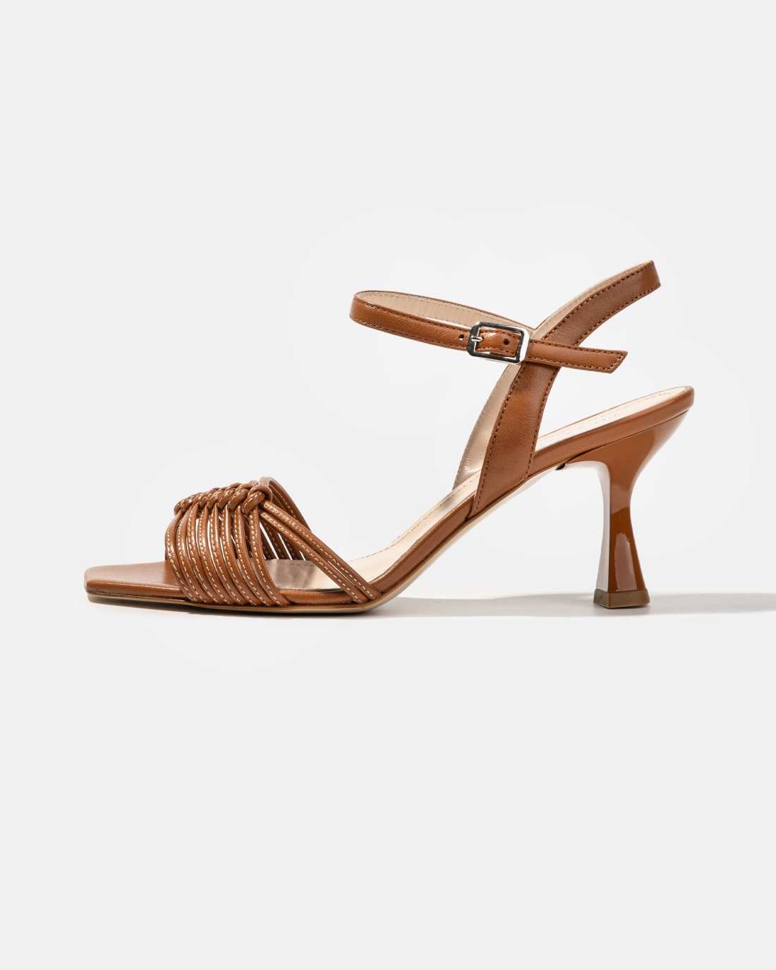 Коричневые босоножки на каблуке - Image 1 of 5