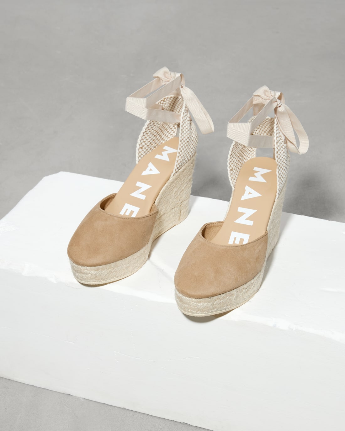 Бежевые замшевые эспадрильи - Image 2 of 6