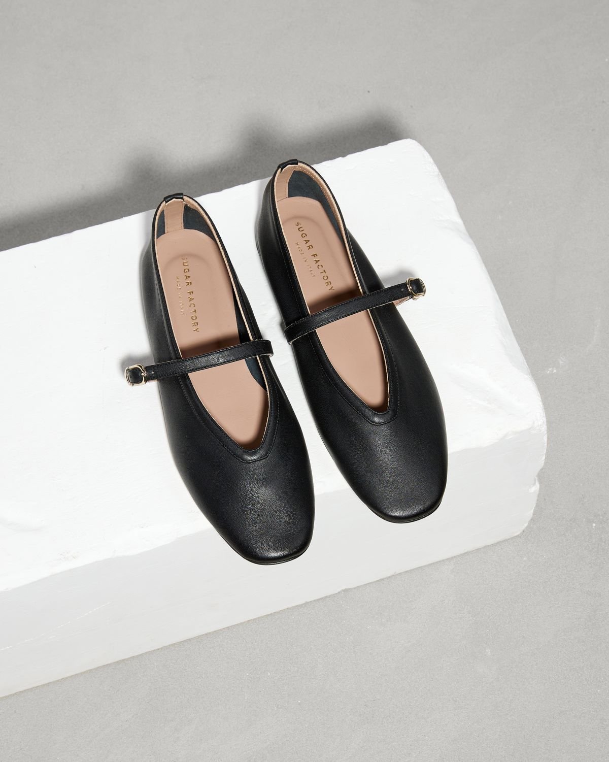 Черные кожаные балетки - Image 2 of 6