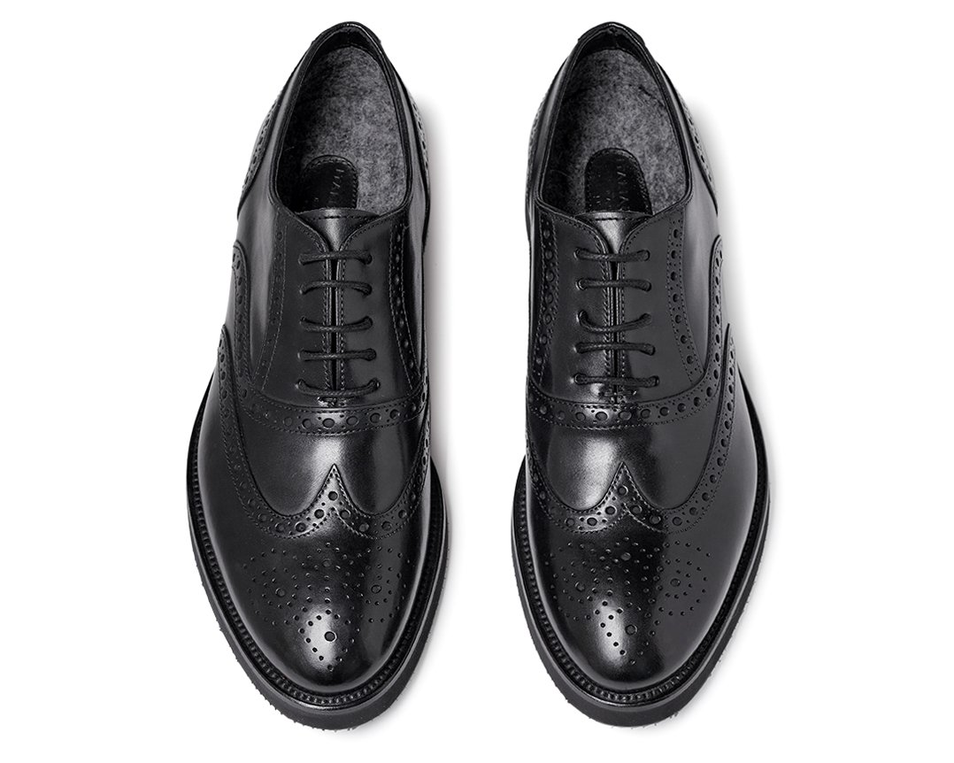 Мужские утепленные черные оксфорды - Image 3 of 4