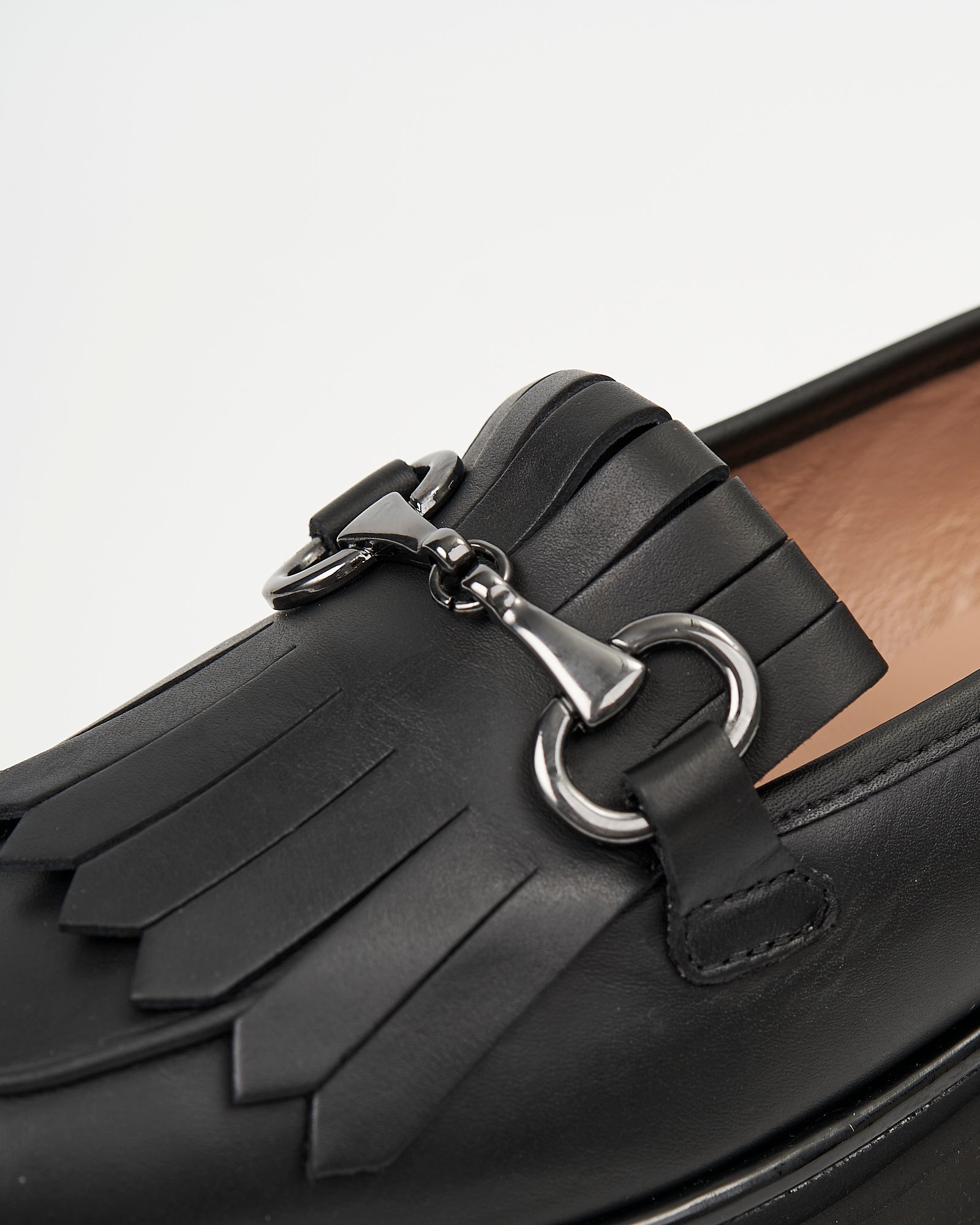 Черные кожаные лоферы - Image 3 of 4