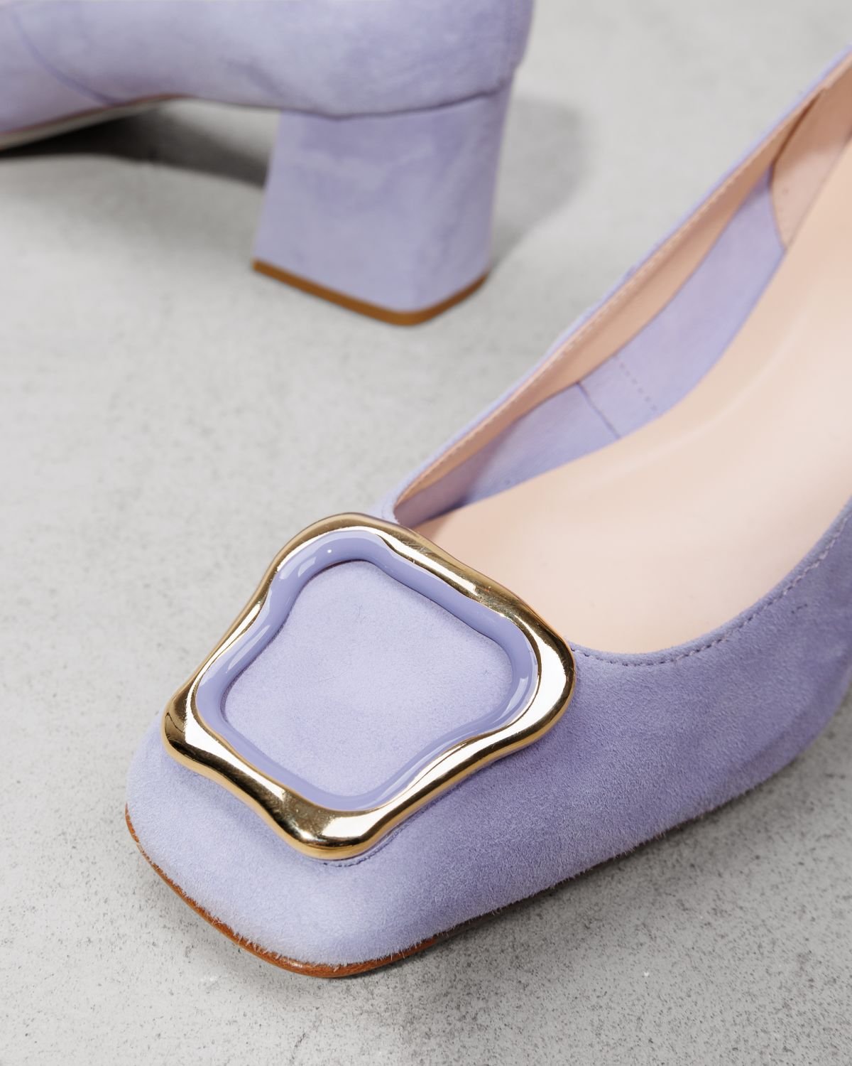 Лиловые замшевые туфли - Image 4 of 4