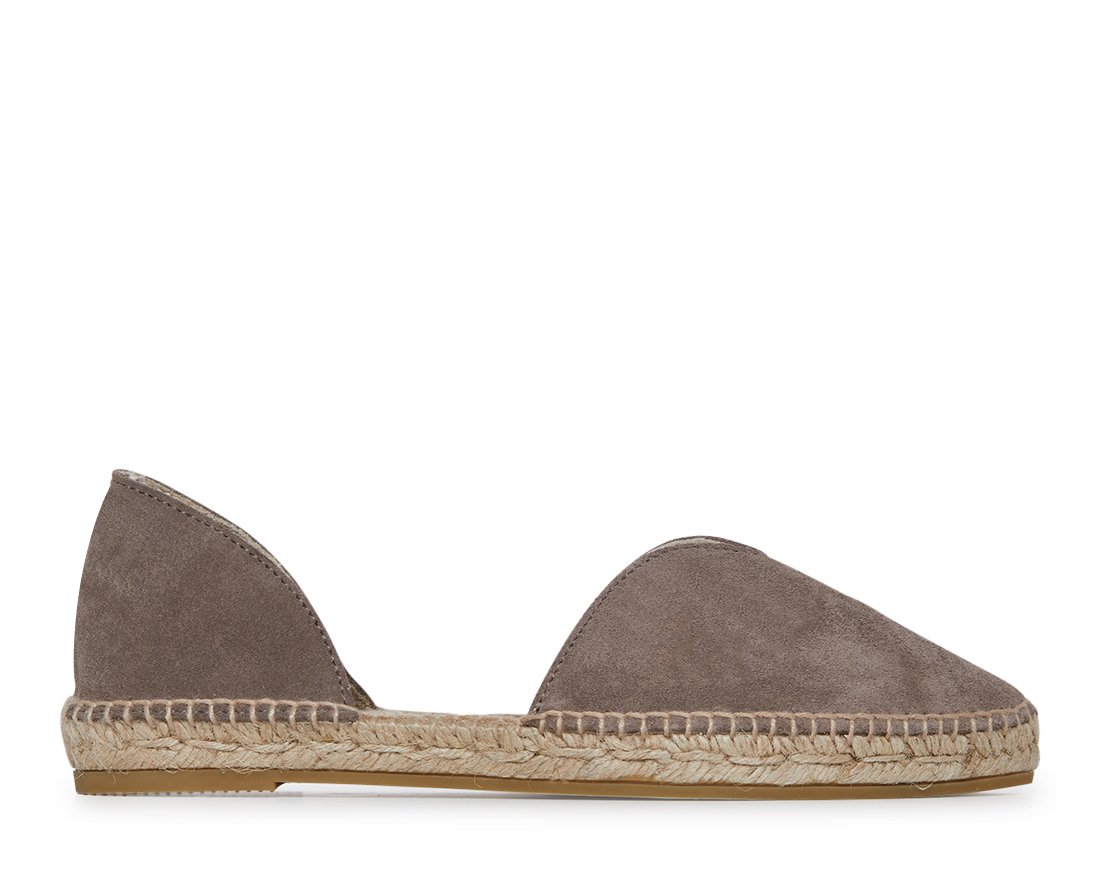 Темно-бежевые эспадрильи
