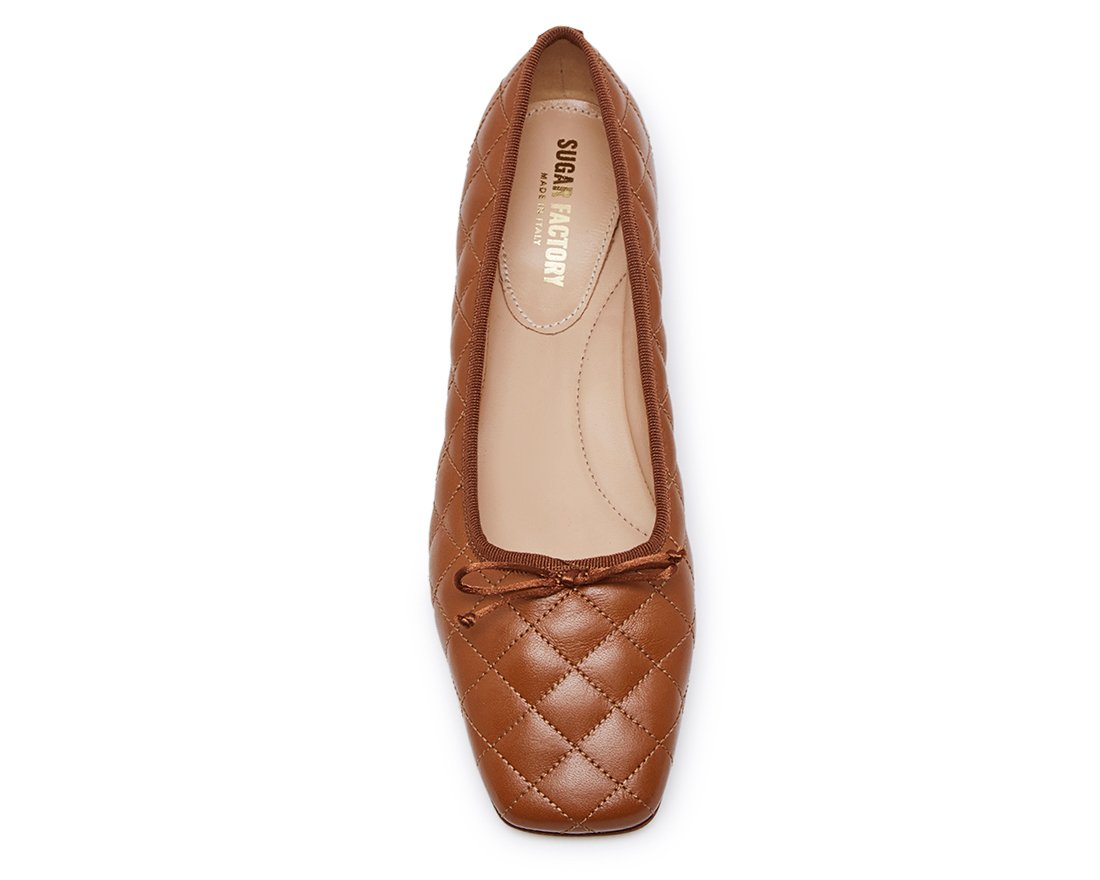 Коричневые кожаные балетки - Image 4 of 4