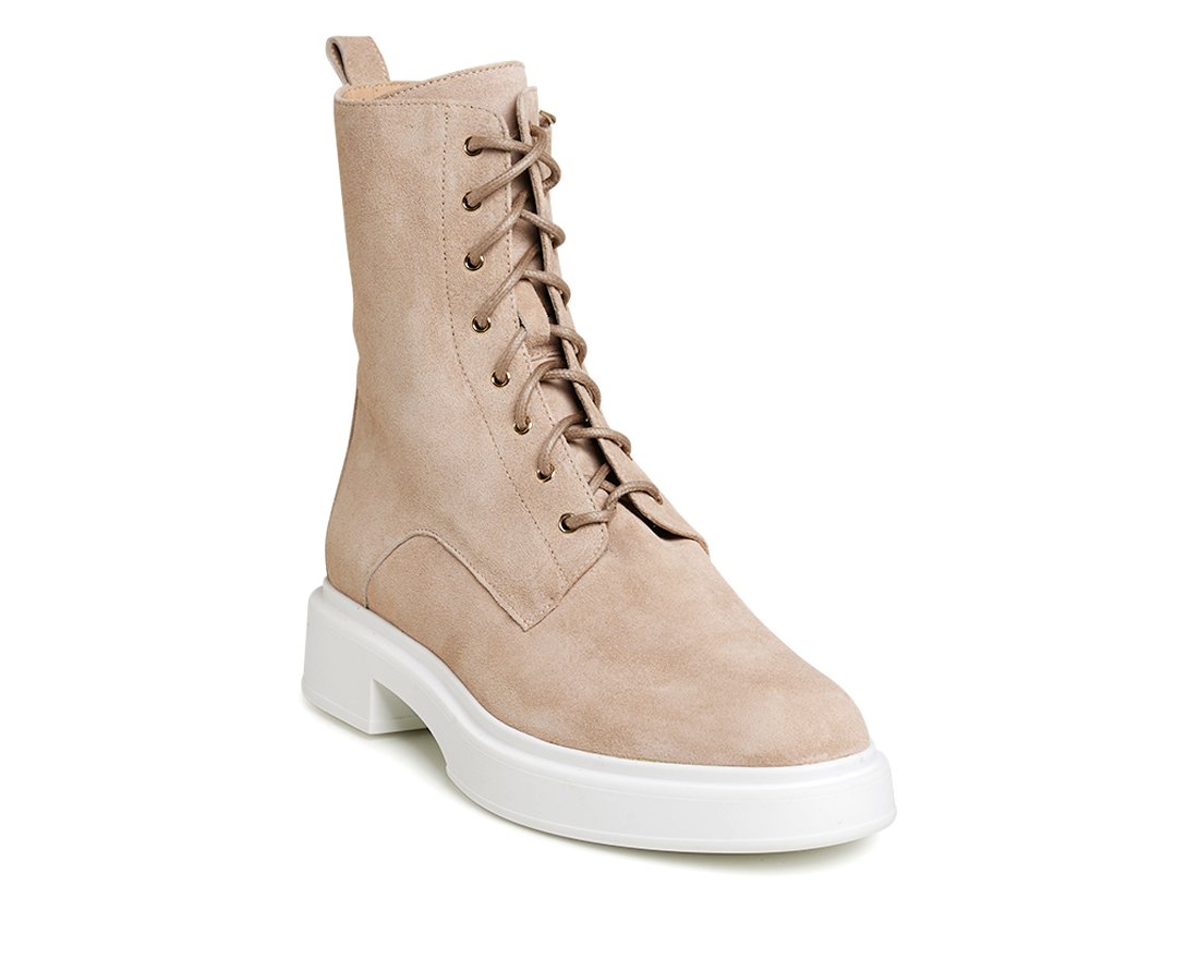 Бежевые замшевые ботинки - Image 2 of 5