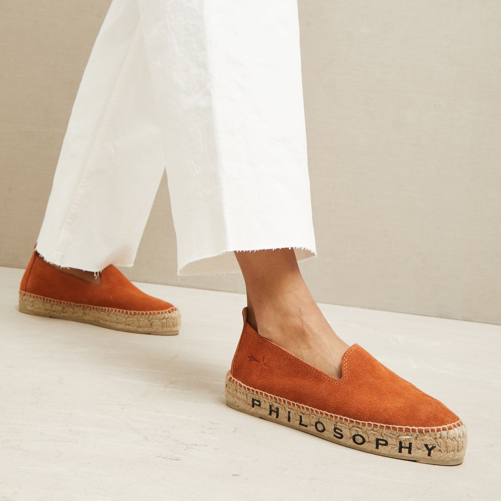 Коричневые замшевые эспадрильи - Image 4 of 5