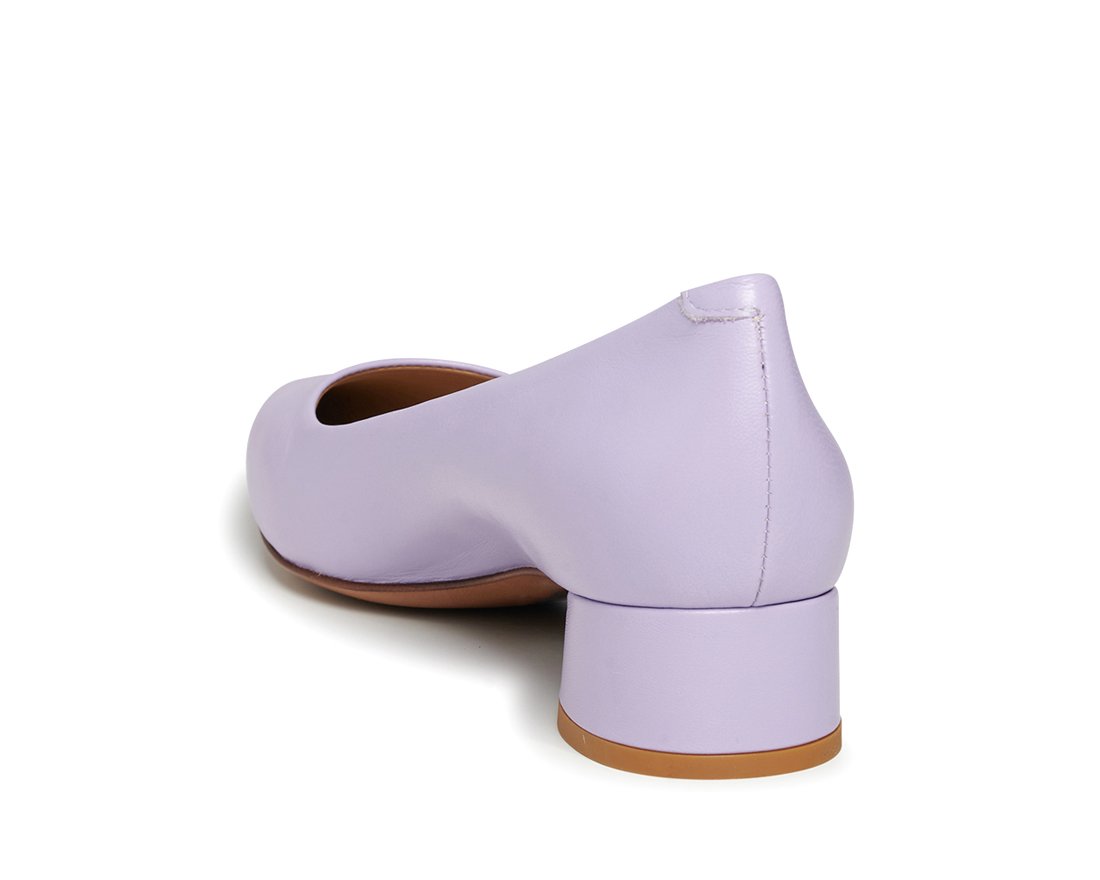 Фиолетовые кожаные туфли - Image 3 of 5