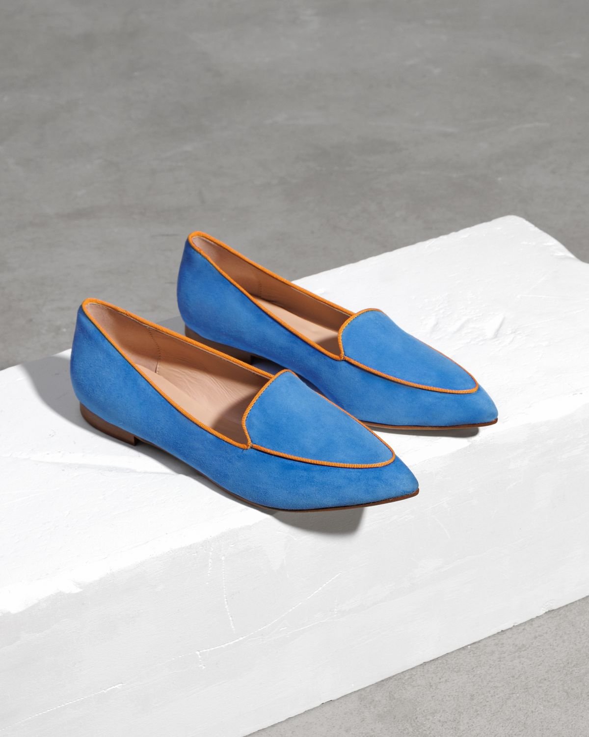 Голубые замшевые лоферы - Image 3 of 4