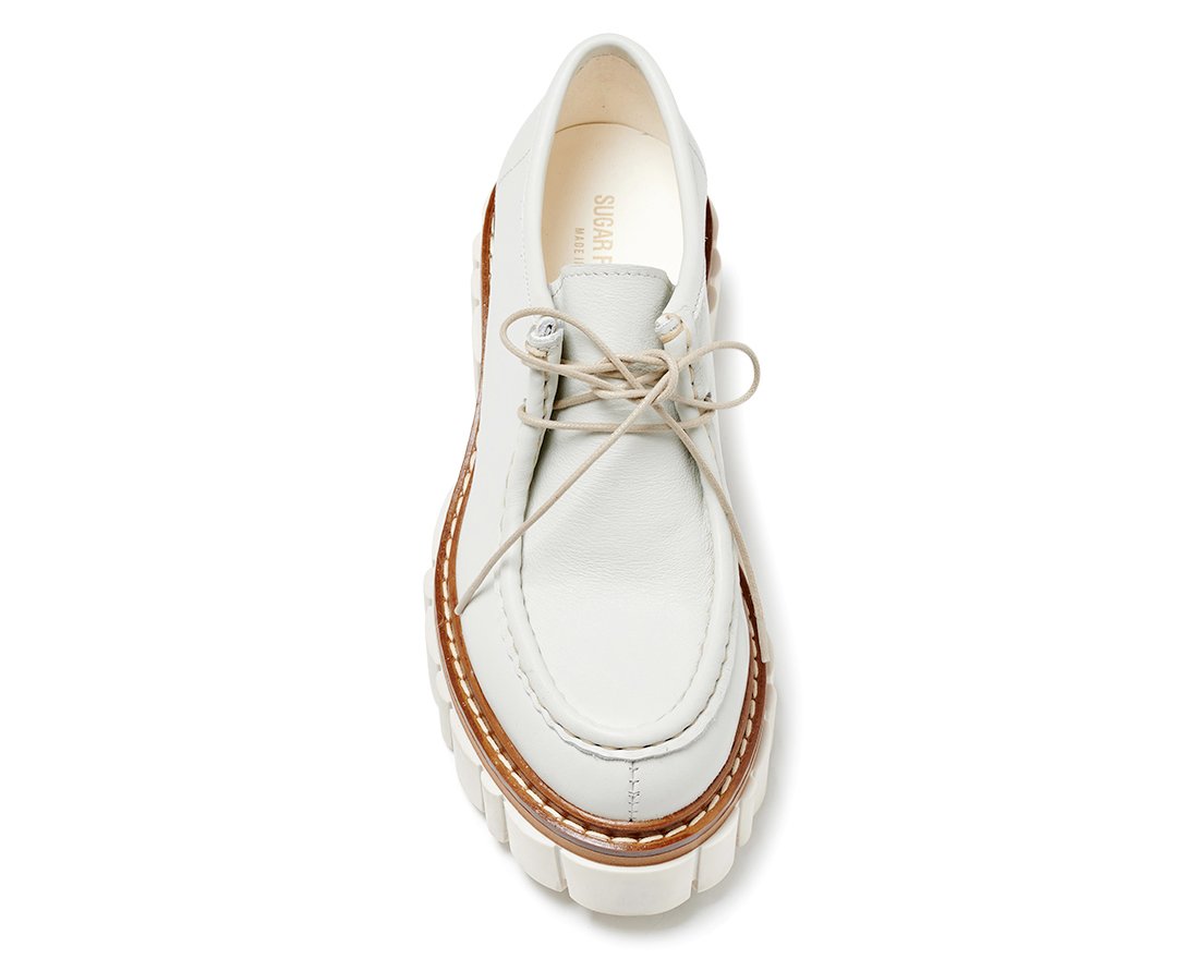 Белые лоферы из нубука - Image 4 of 5