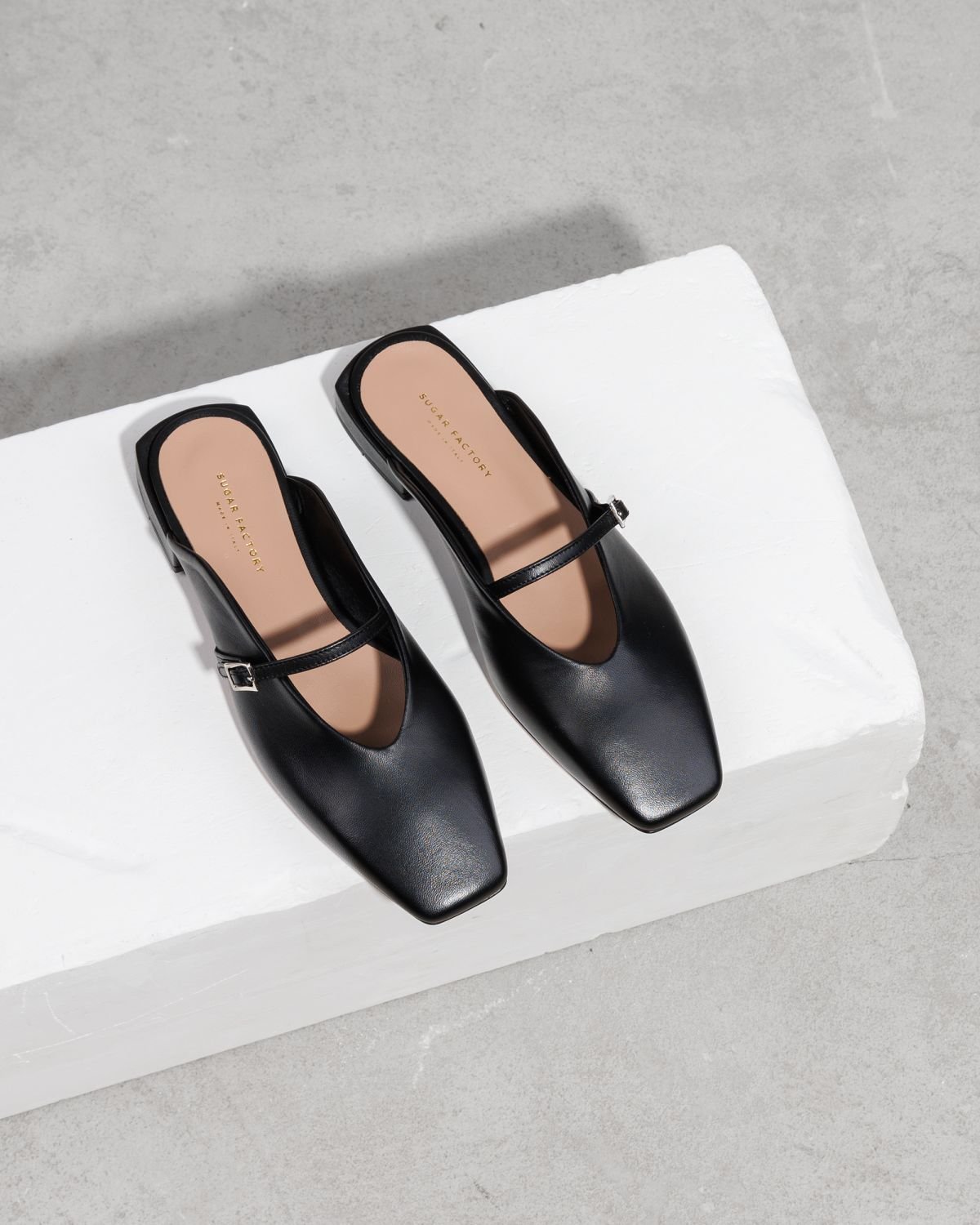 Черные кожаные слиперы - Image 2 of 6