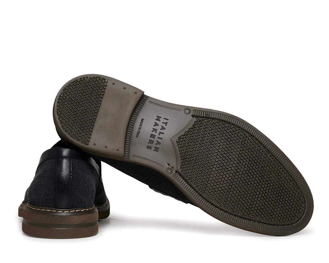 Мужские черные текстильные туфли - Image 4 of 4