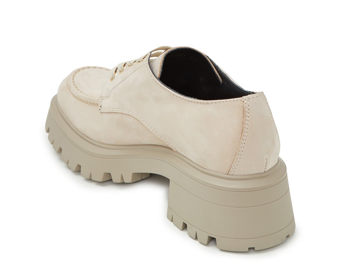 Бежевые замшевые полуботинки - Image 3 of 5