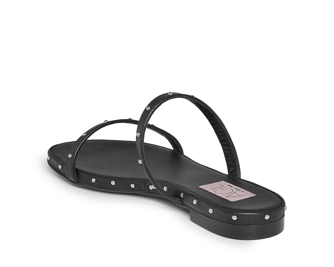 Чёрные кожаные сандалии - Image 3 of 4