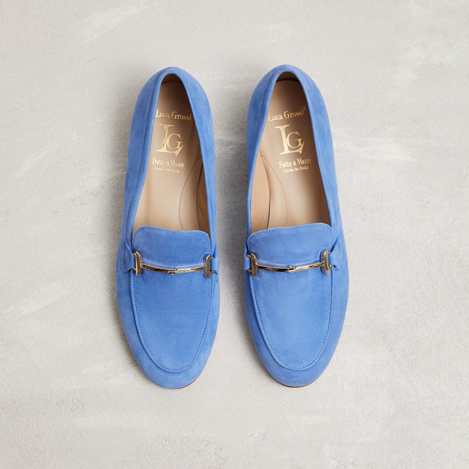 Синие замшевые лоферы - Image 2 of 4