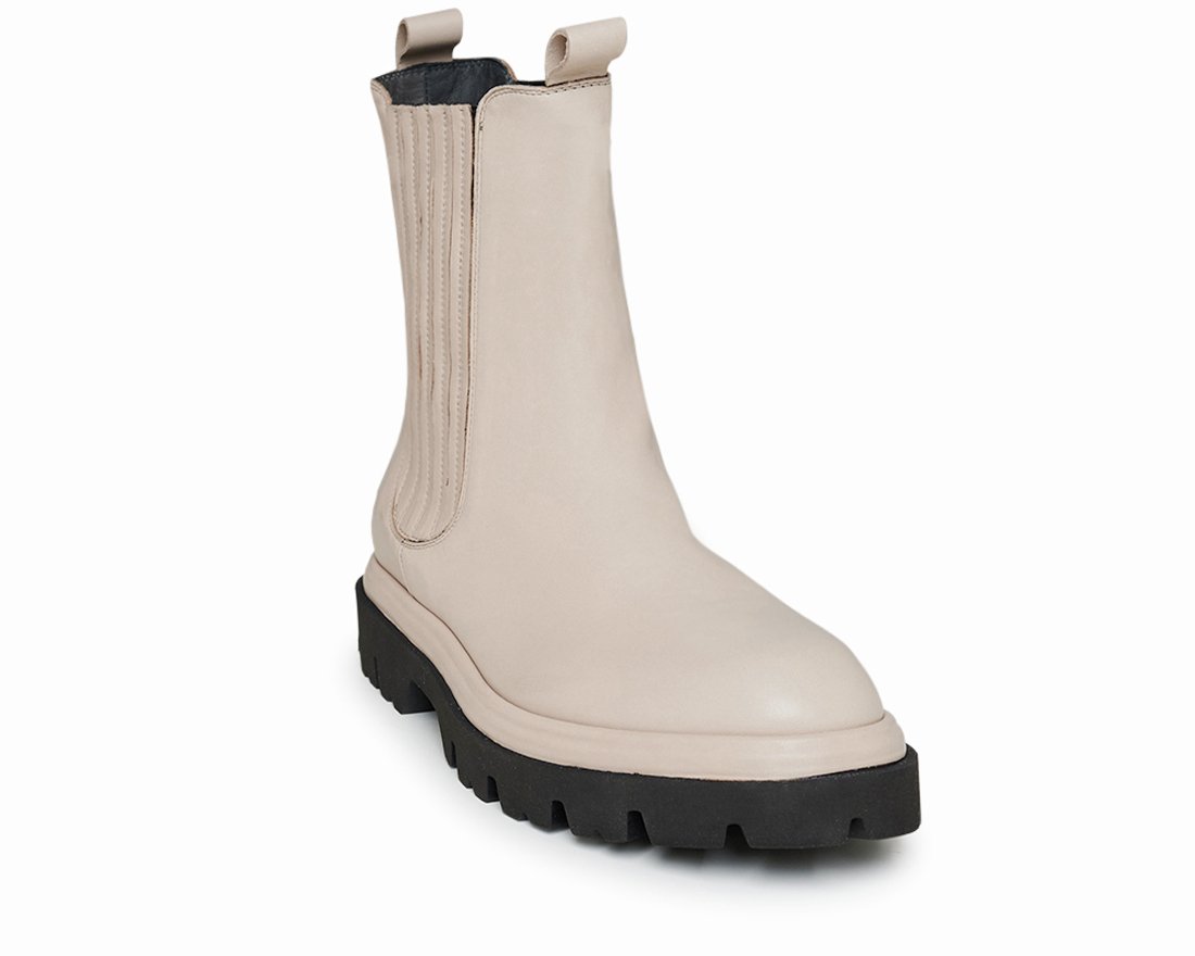 Бежевые кожаные челси - Image 2 of 4