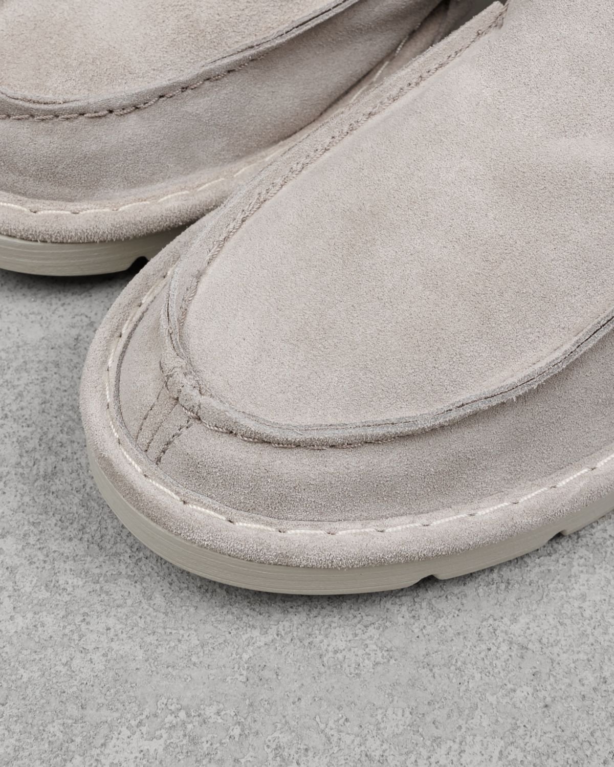 Светло-серые замшевые мокасины - Image 4 of 5