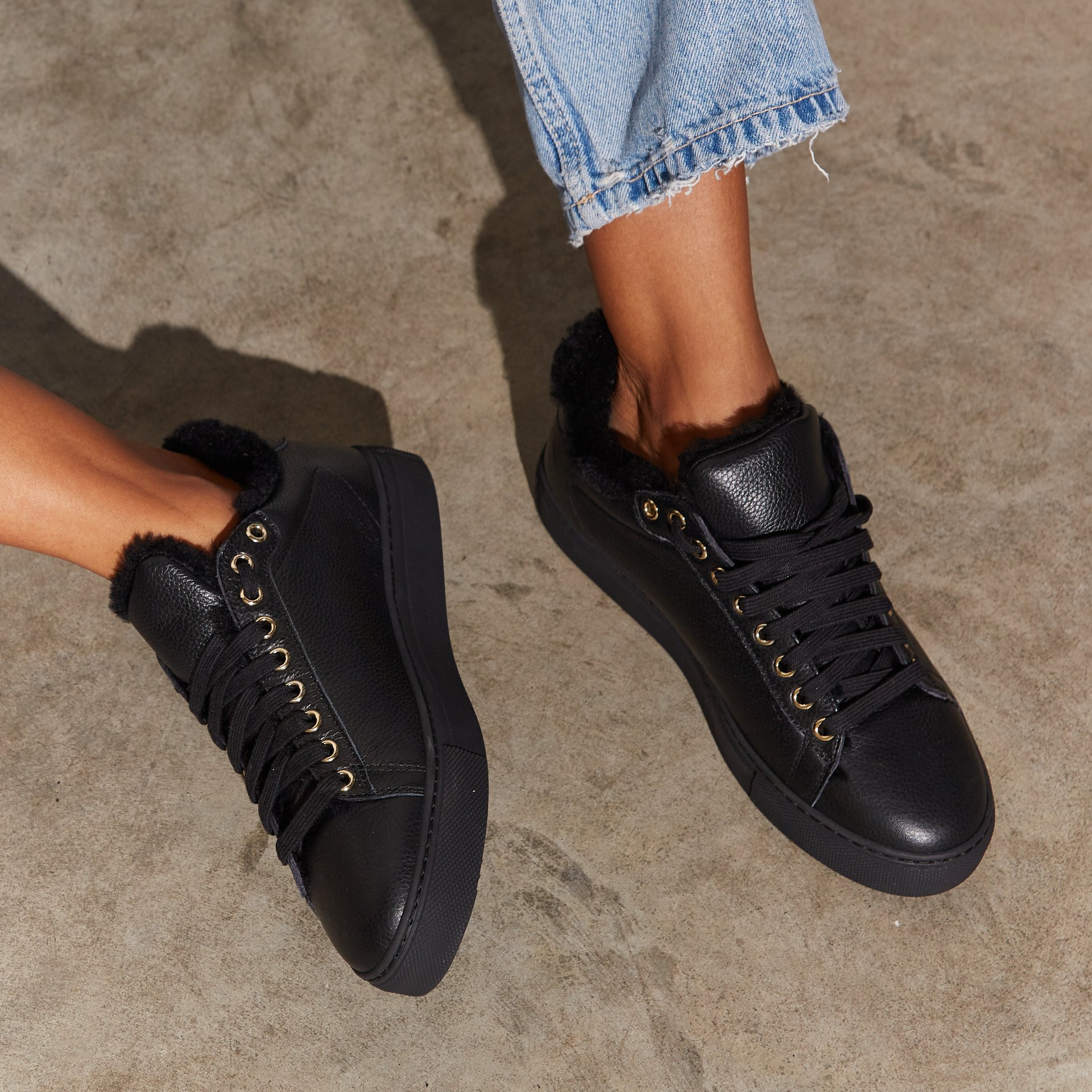 Зимние кожаные кеды - Image 5 of 5