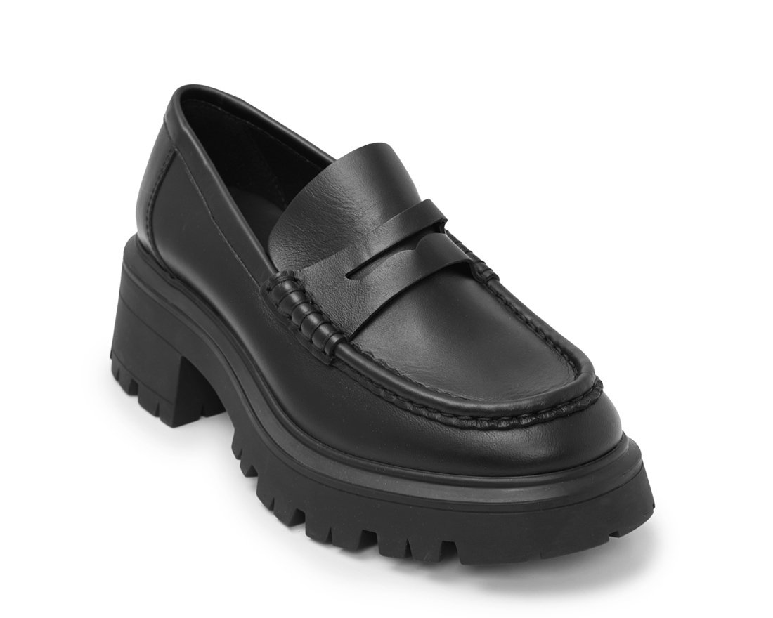 Черные кожаные лоферы - Image 2 of 5