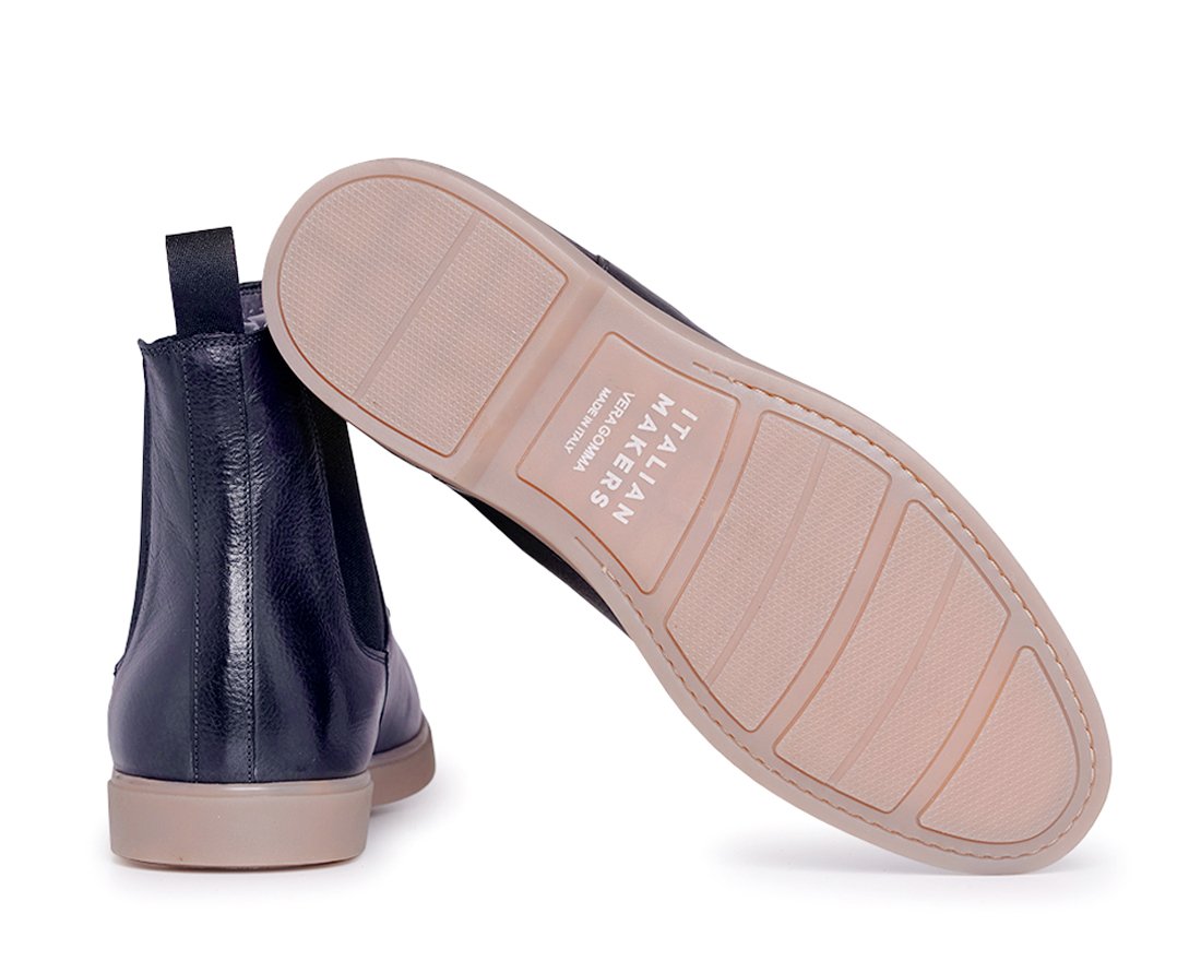 Мужские  утепленные темно-синие челси - Image 4 of 4