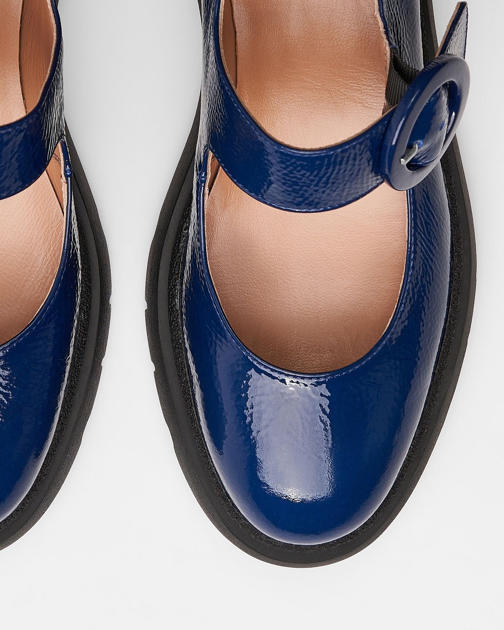 Синие кожаные туфли - Image 3 of 3