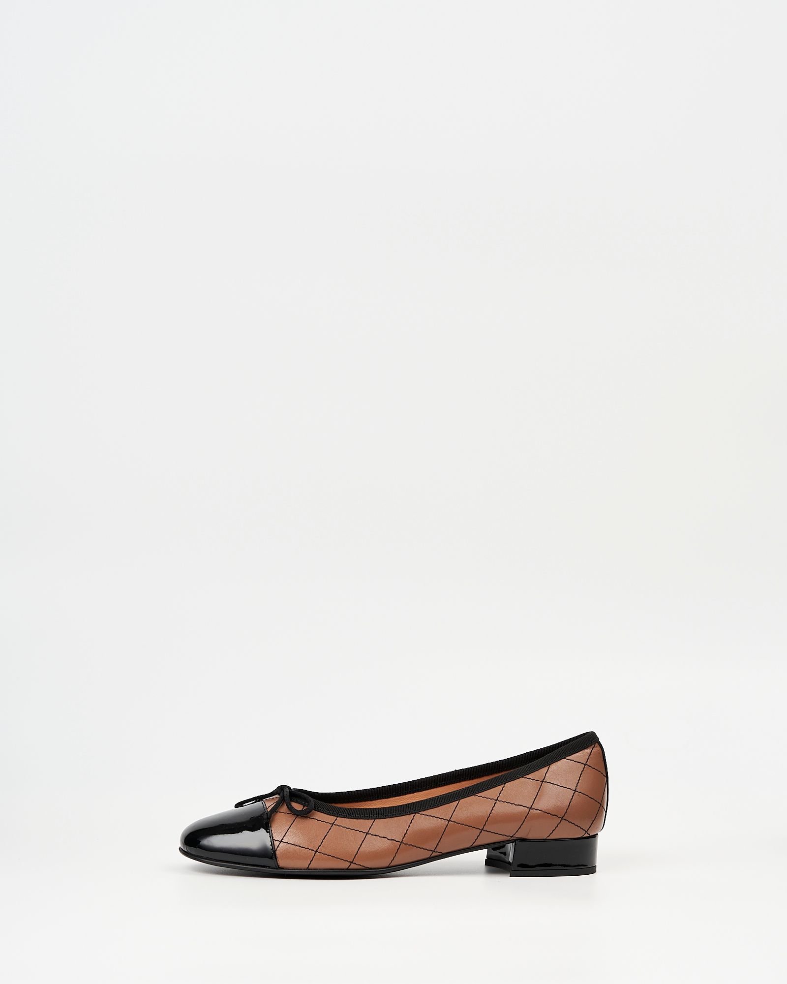 Коричневые кожаные балетки - Image 3 of 6