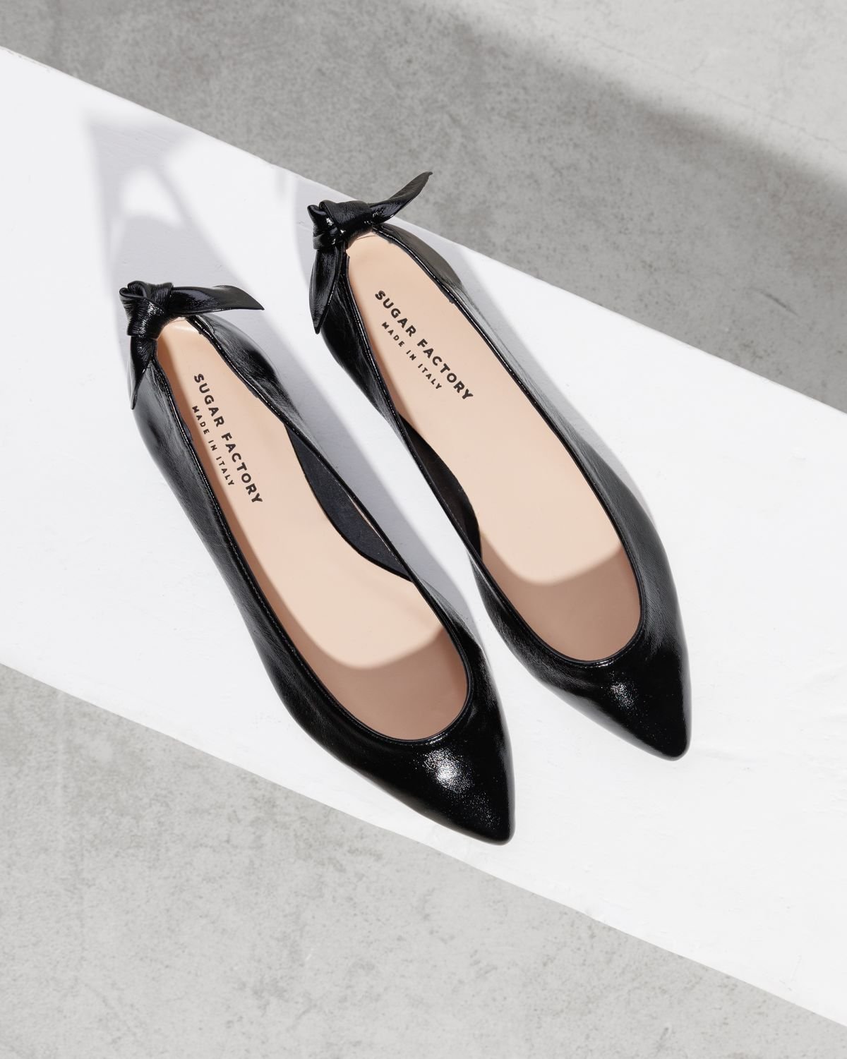 Черные кожаные балетки - Image 2 of 6