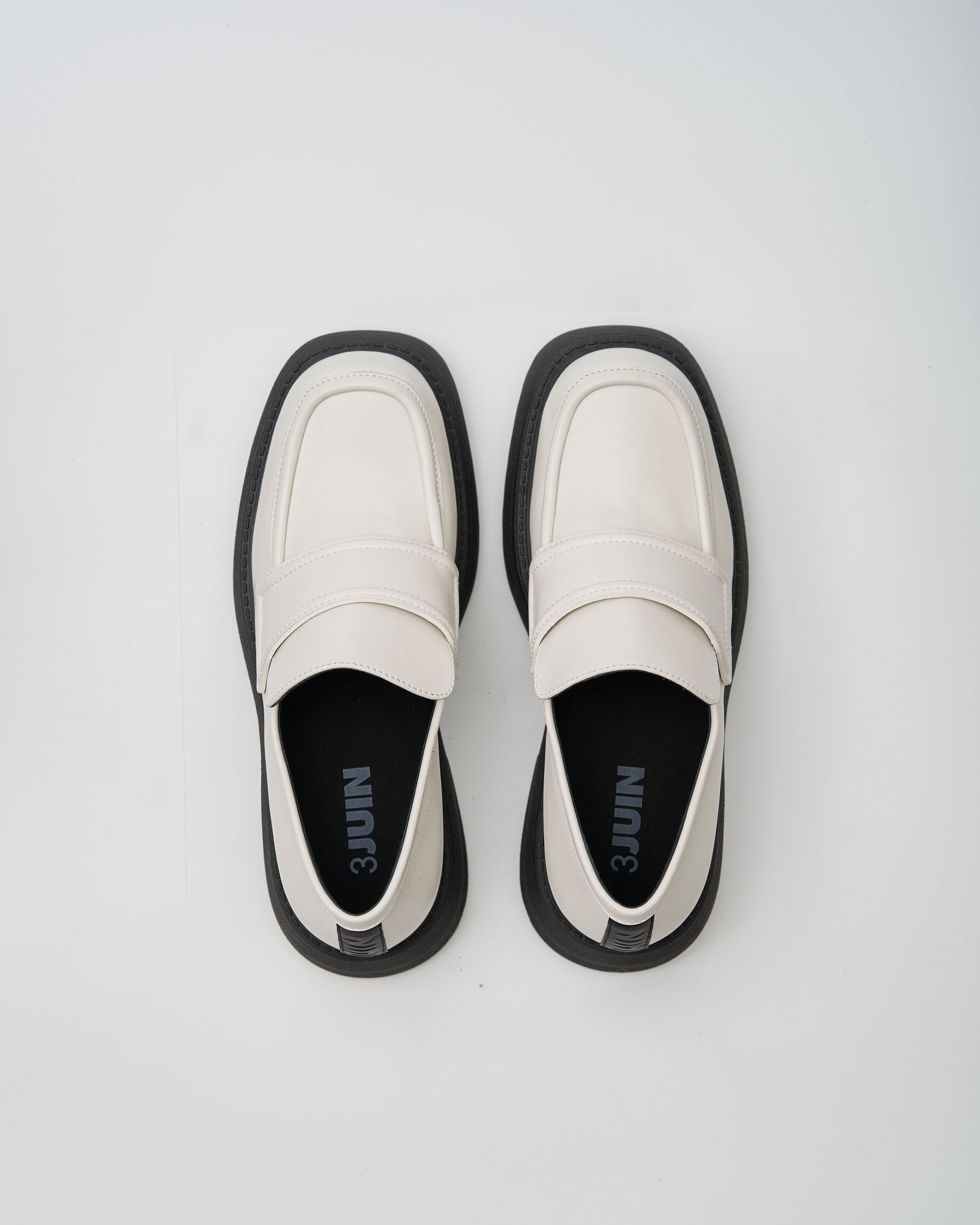 Молочные кожаные лоферы - Image 5 of 7