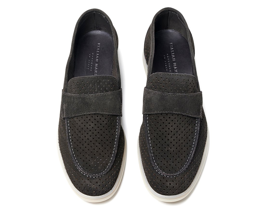 Мужские черные замшевые лоферы - Image 4 of 4