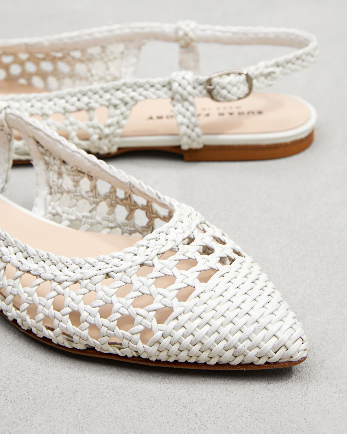 Белые кожаные босоножки - Image 4 of 4