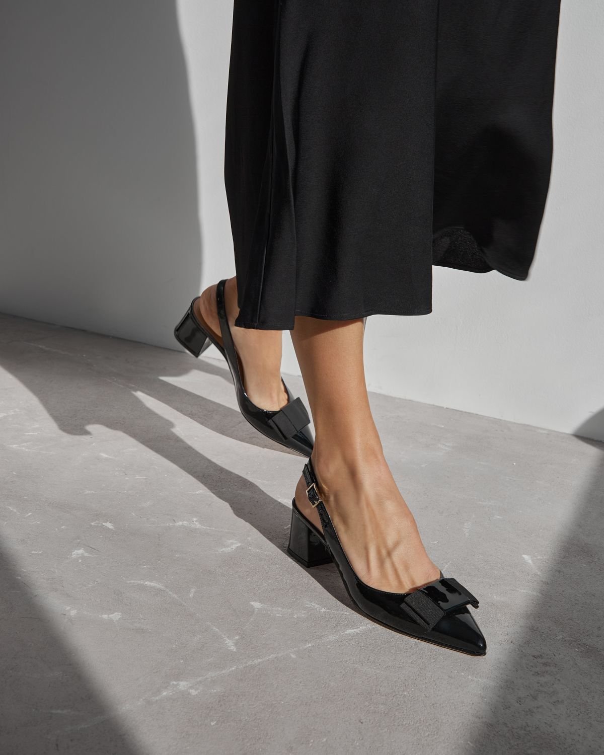 Черные кожаные туфли - Image 6 of 6