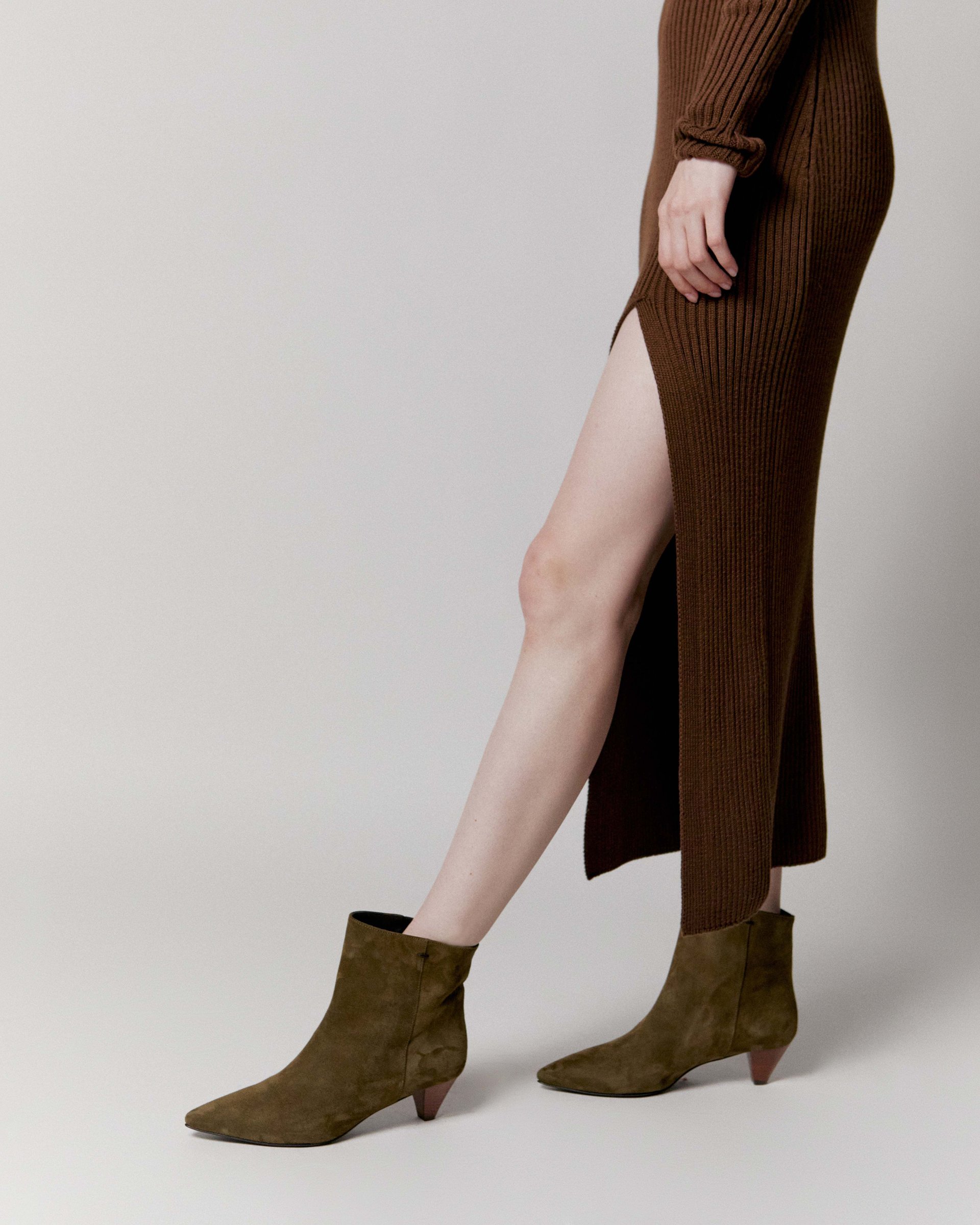 Зеленые замшевые ботильоны - Image 2 of 5