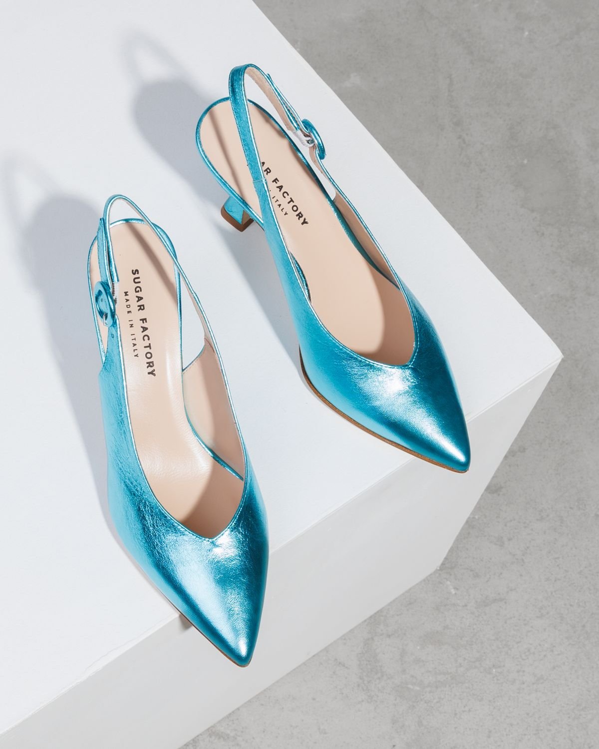 Голубые кожаные туфли - Image 2 of 6