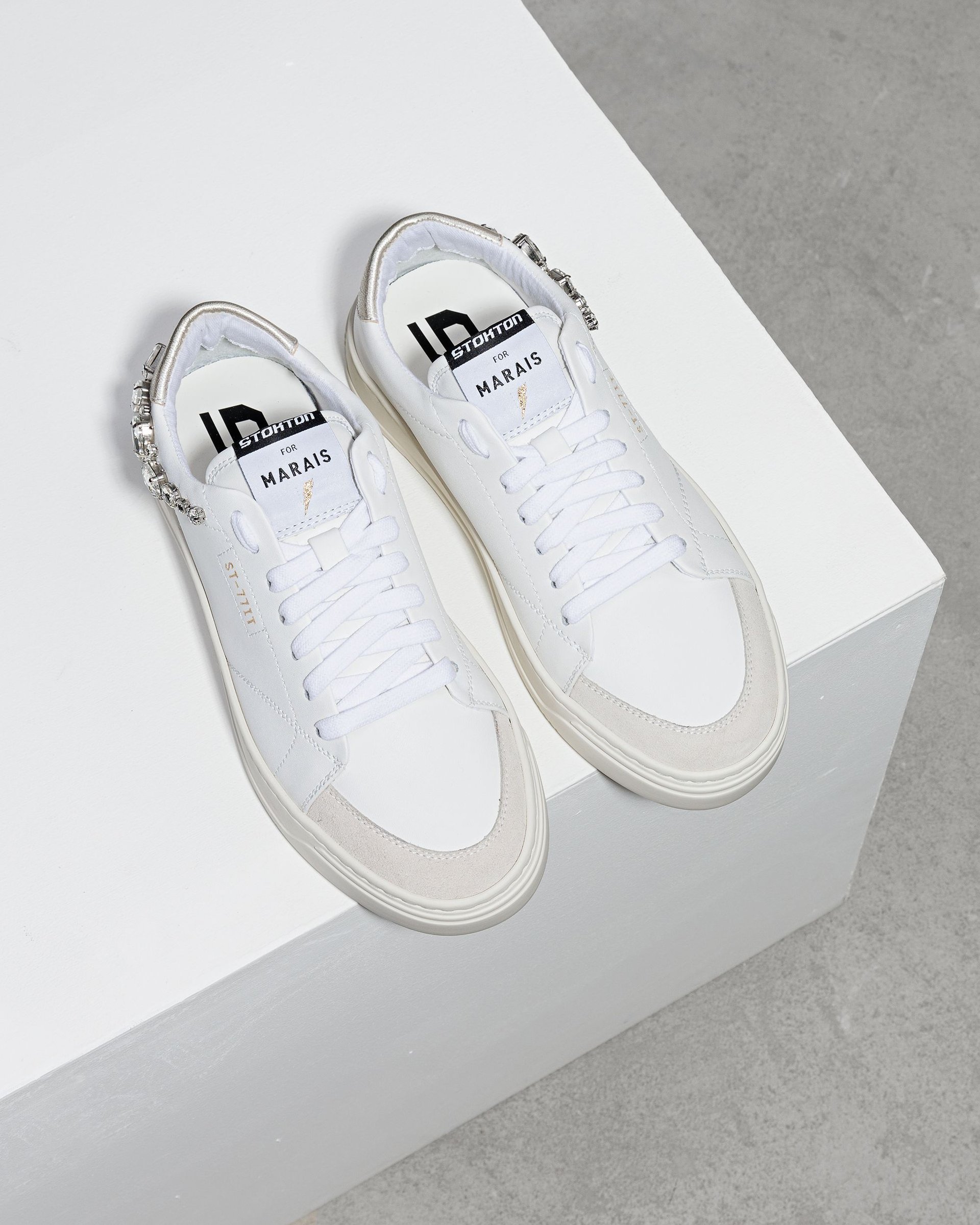 Белые кожаные кеды - Image 2 of 6