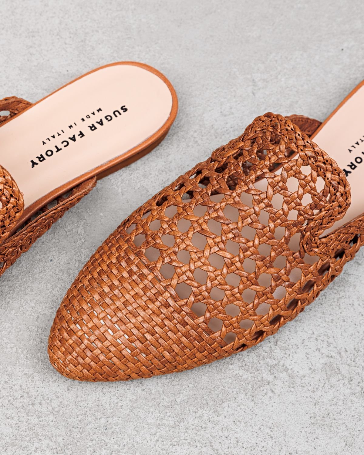 Коричневые кожаные слиперы - Image 4 of 4