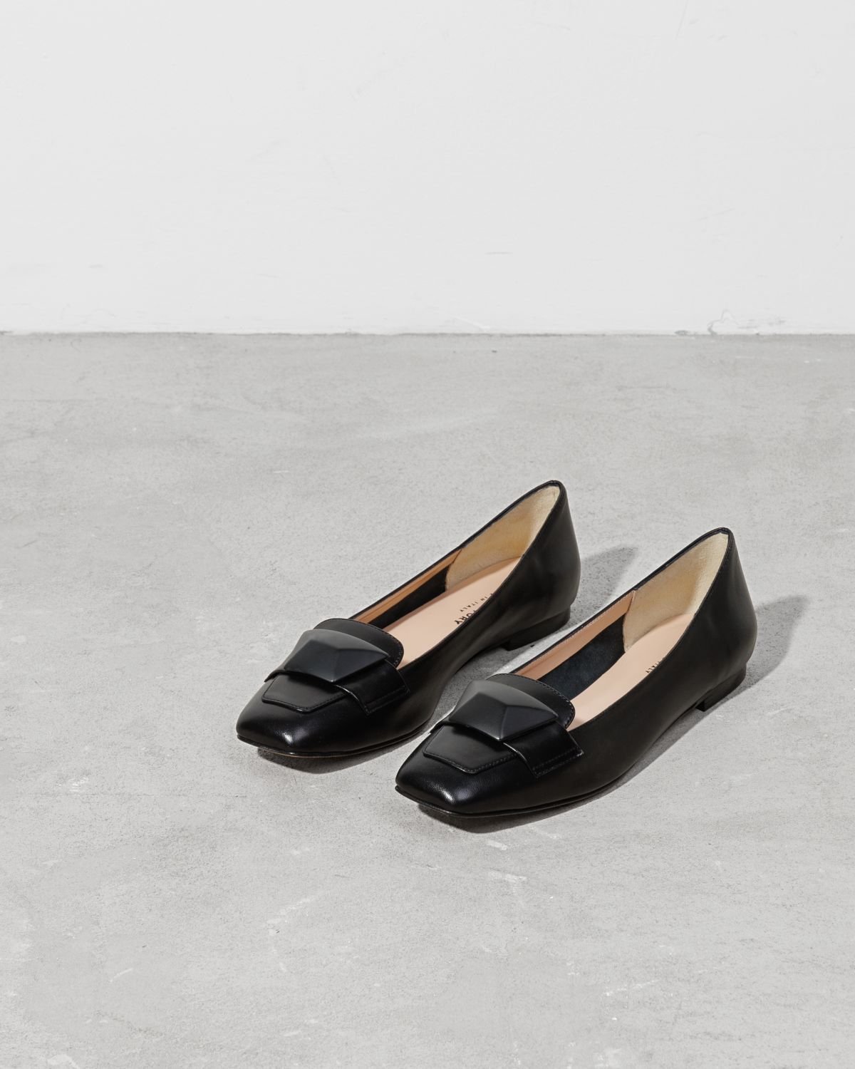 Черные кожаные балетки - Image 3 of 6