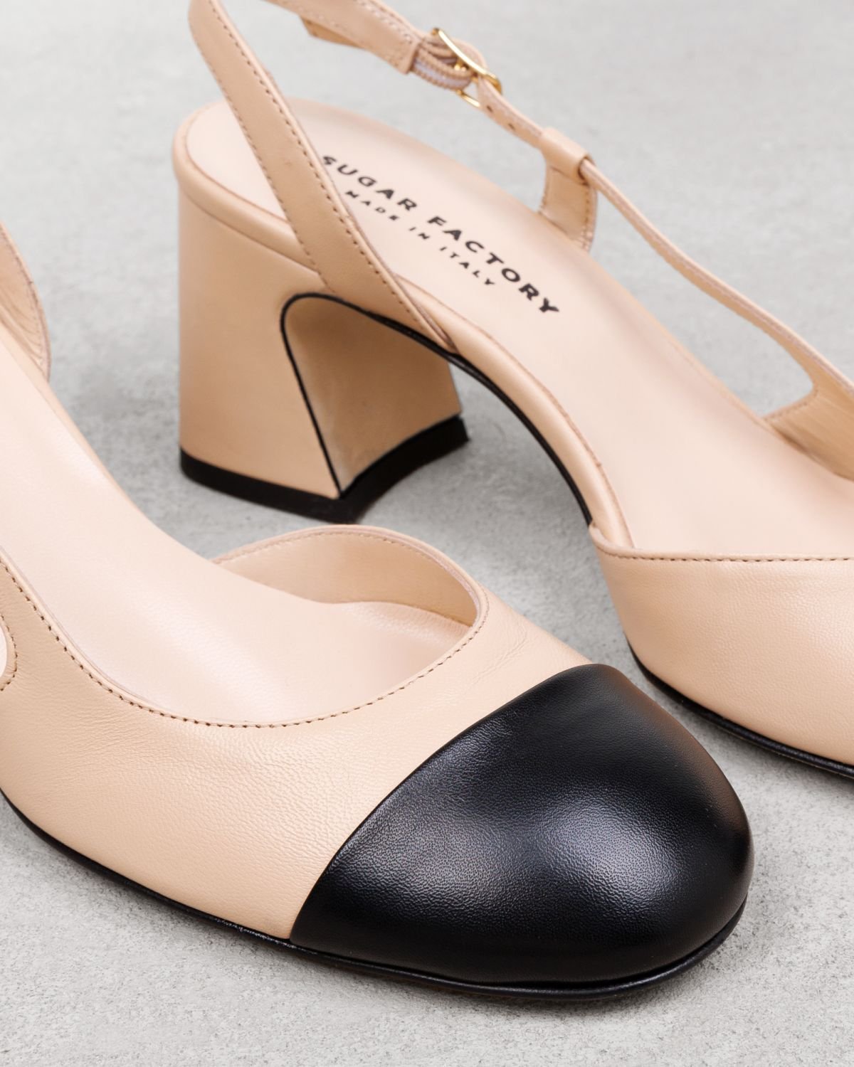 Светло-бежевые кожаные туфли - Image 4 of 7