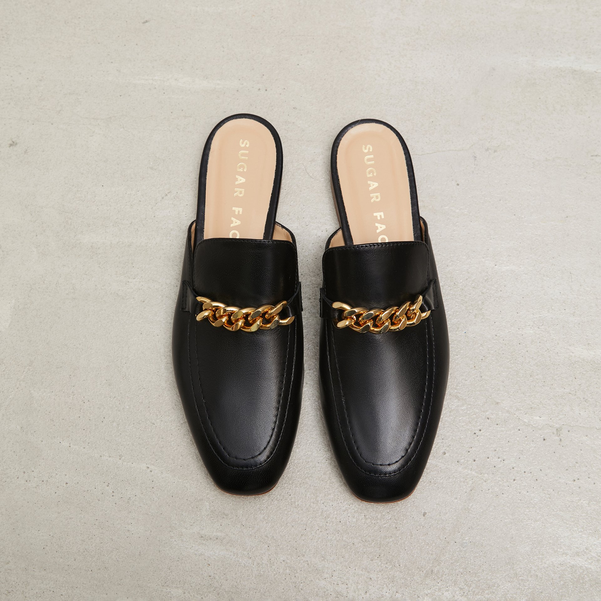 Черные кожаные слиперы - Image 2 of 4