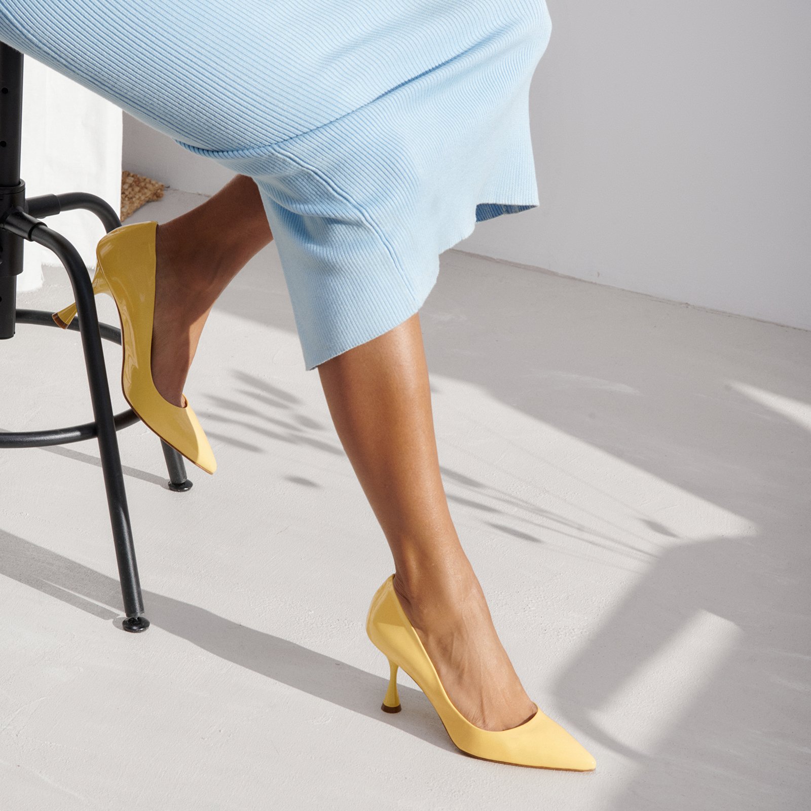 Желтые кожаные туфли - Image 5 of 5