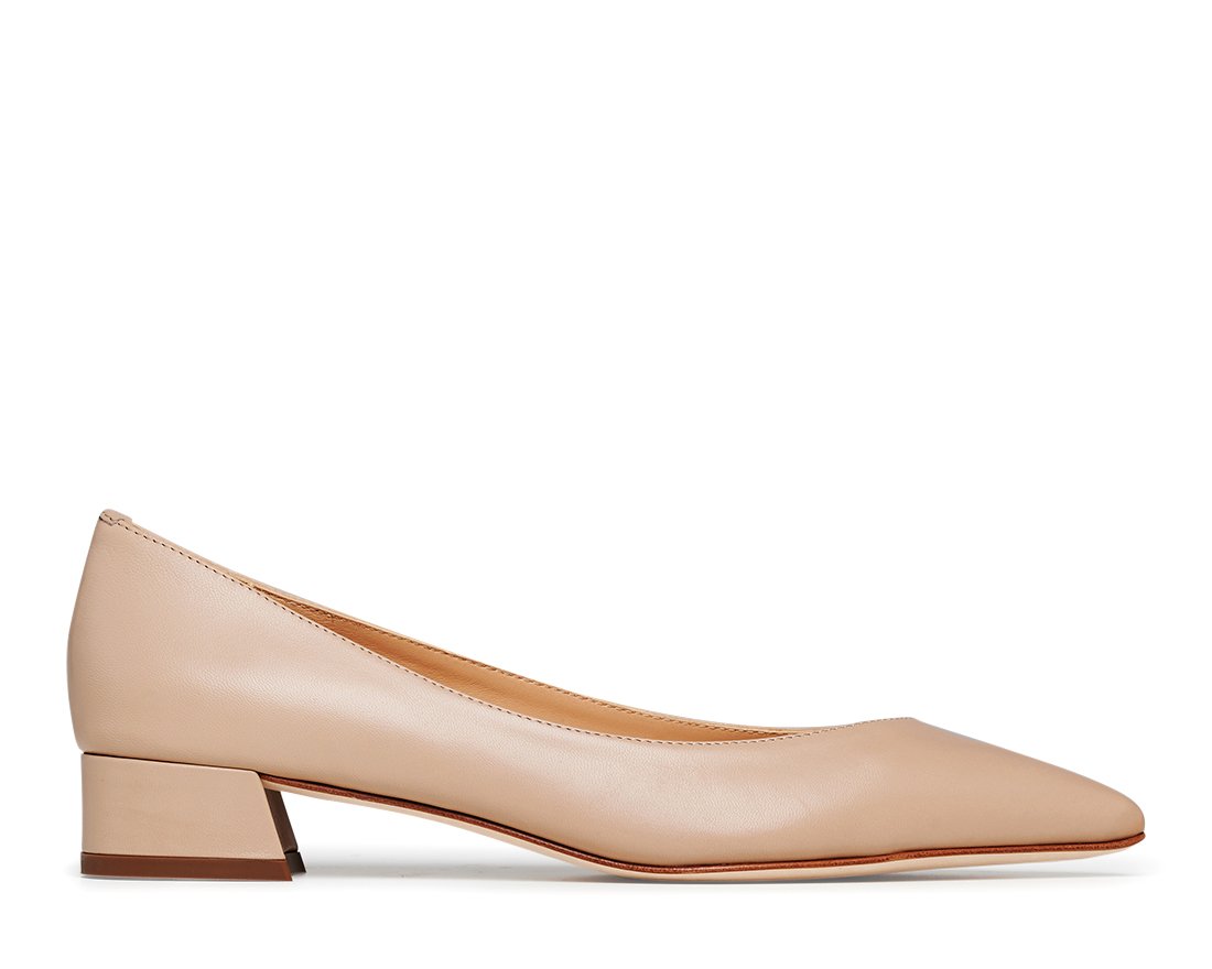 Бежевые кожаные туфли - Main image