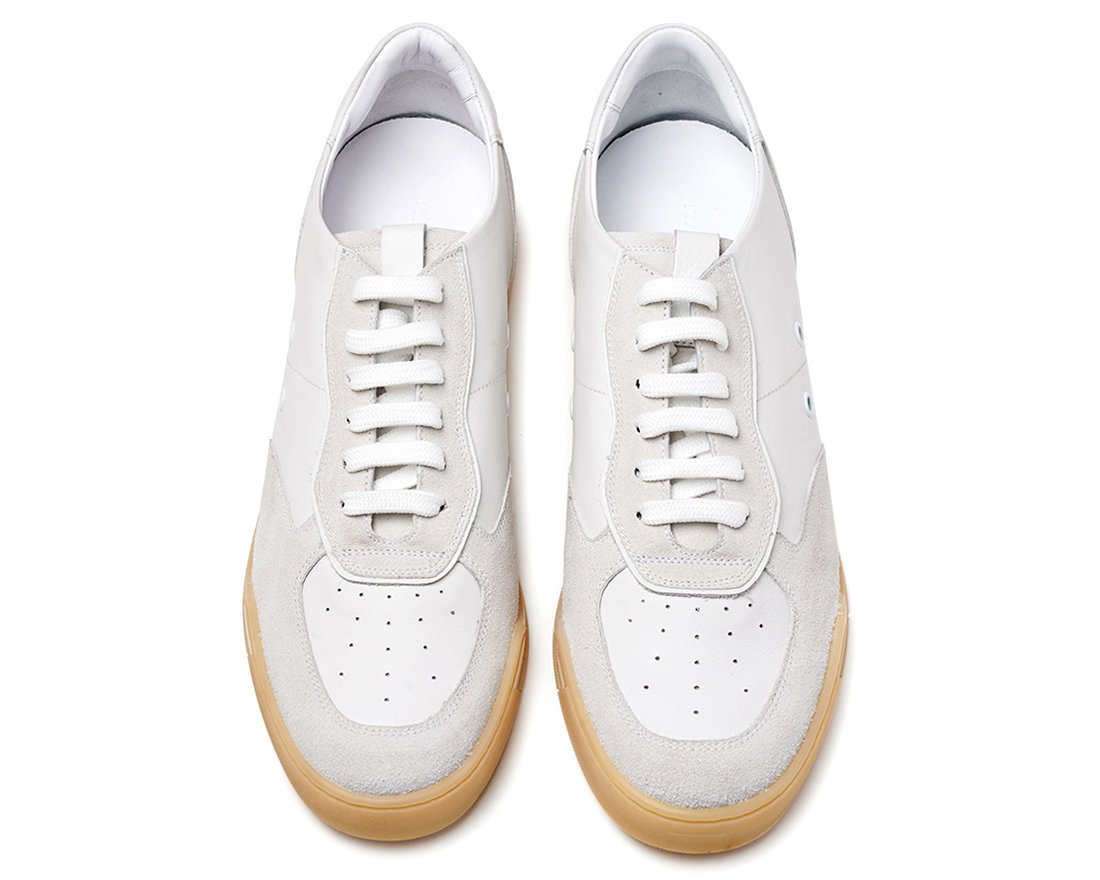 Мужские белые кожаные кеды - Image 3 of 4