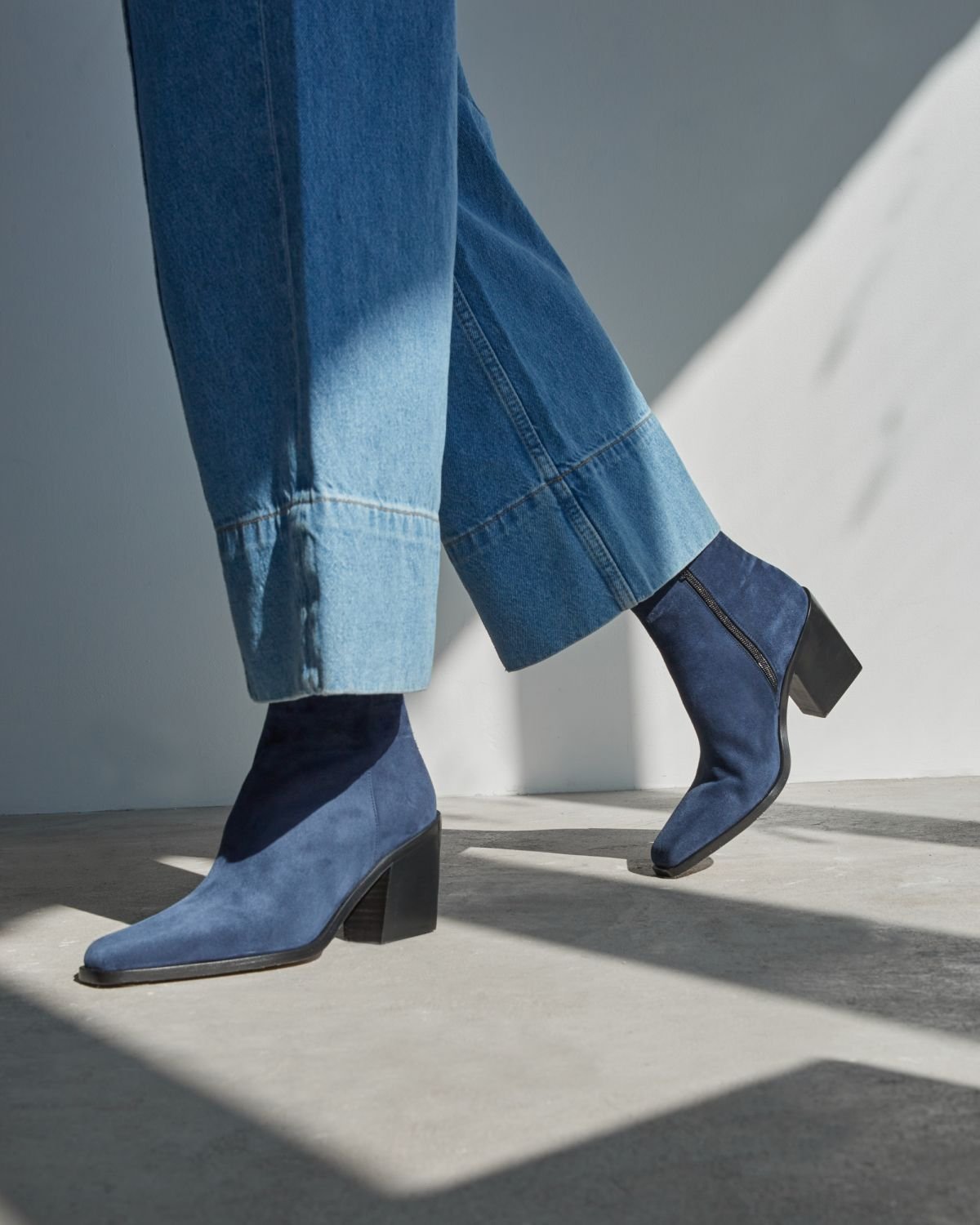 Синие замшевые ботильоны - Image 7 of 8