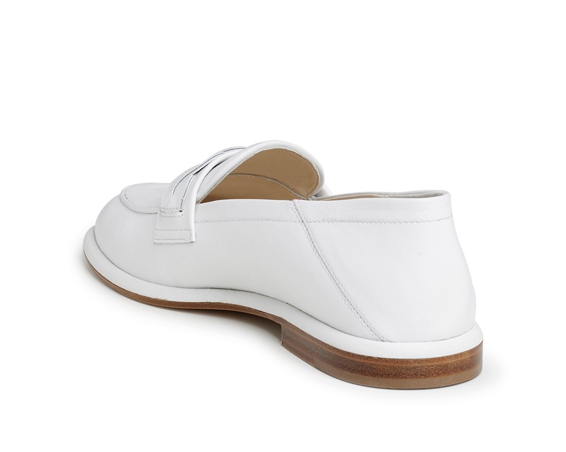 Белые кожаные лоферы - Image 3 of 5