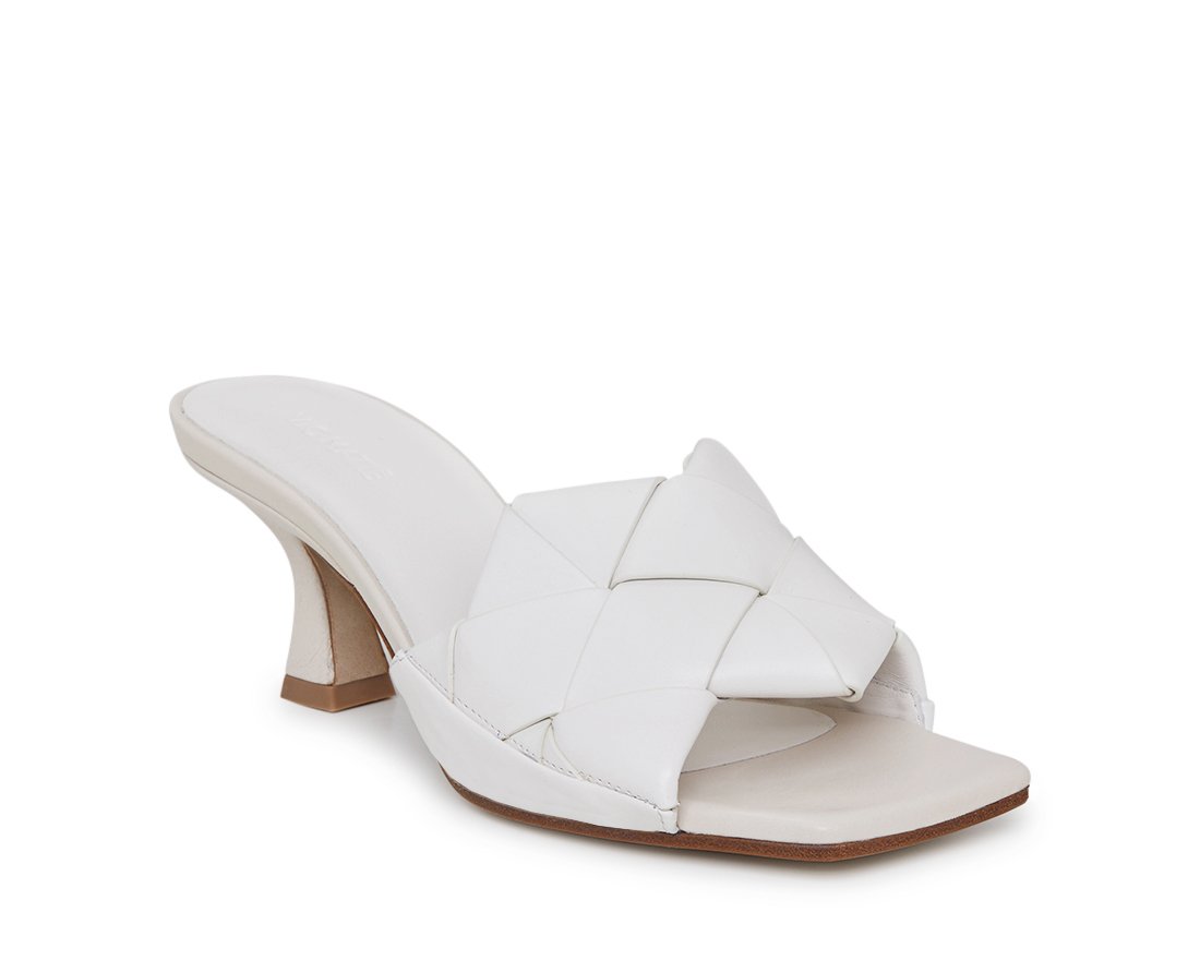 Белые кожаные босоножки - Image 2 of 4