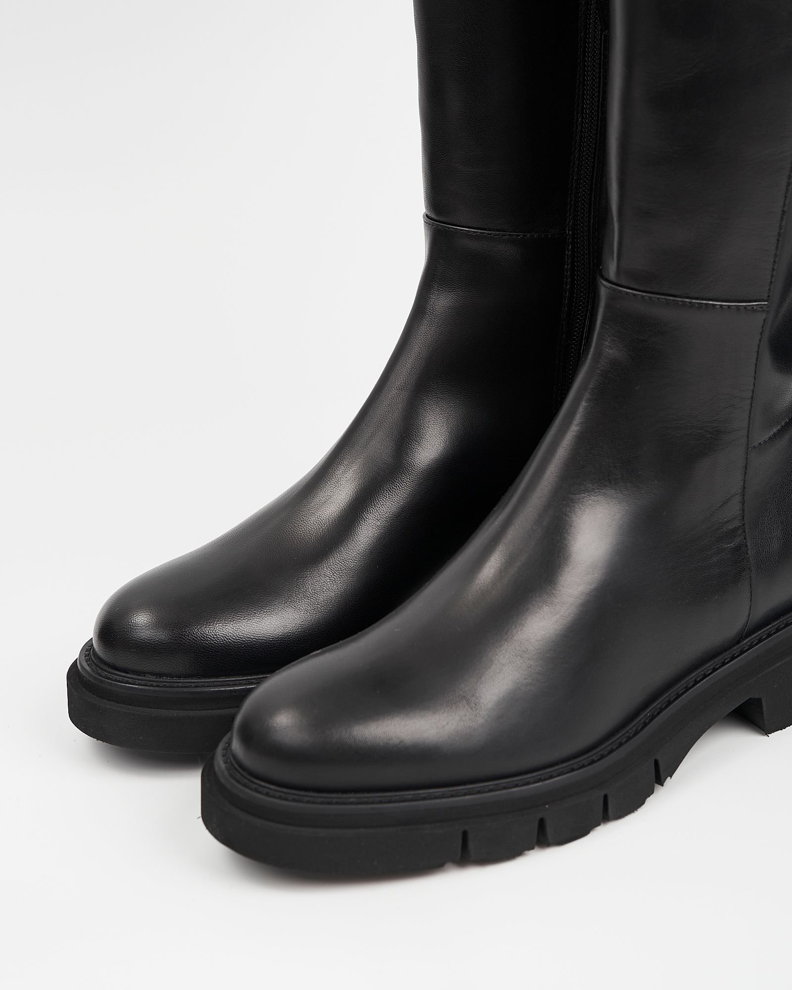 Черные кожаные сапоги - Image 4 of 6